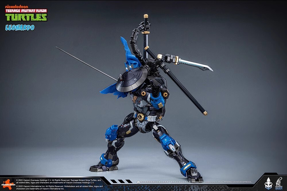 In Hand! HEATBOYS HB0071 Alloy Mecha Leonardo 40th Anniversary Edition Ambush