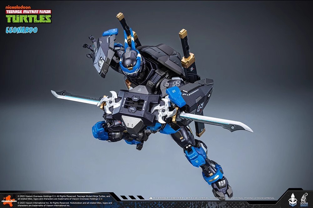 In Hand! HEATBOYS HB0071 Alloy Mecha Leonardo 40th Anniversary Edition Ambush