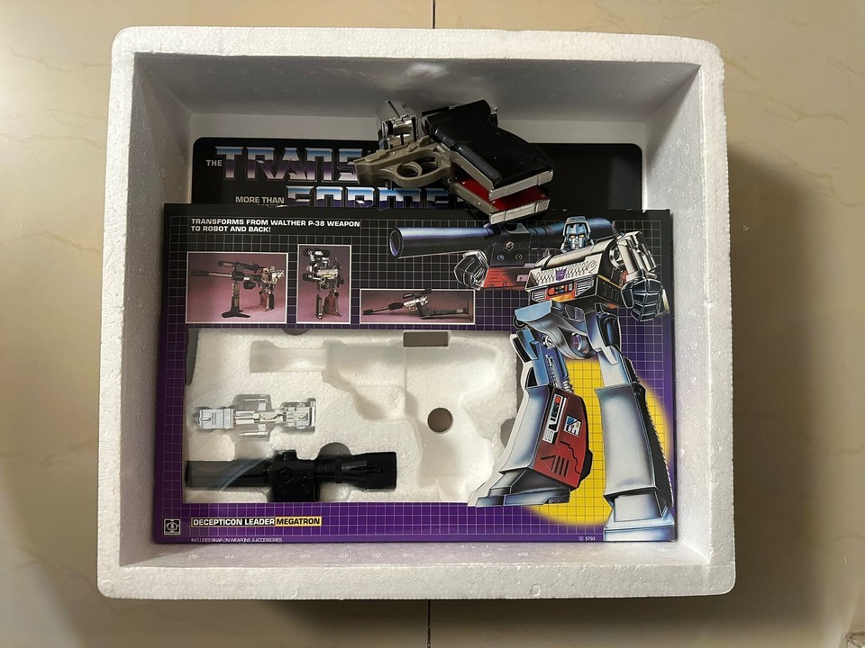 NEW TRANSFORMERS G1 Reissue G1 Megatron Box IN STOCK