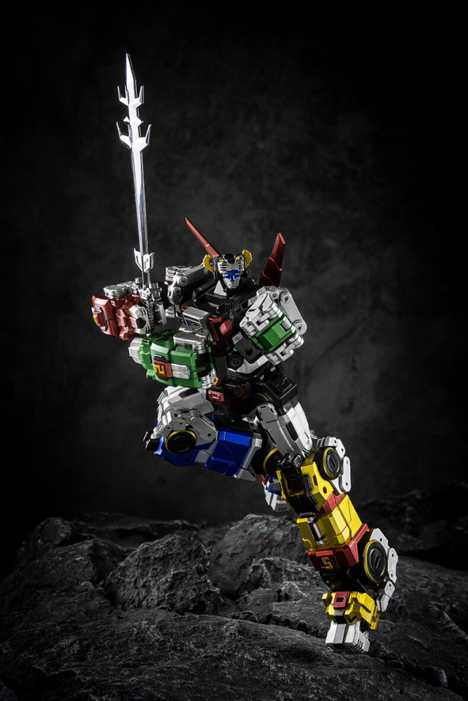 In Stock New Lucky Cat Micro Cosmos MC-01S Elvis Voltron Metallic Version Figure