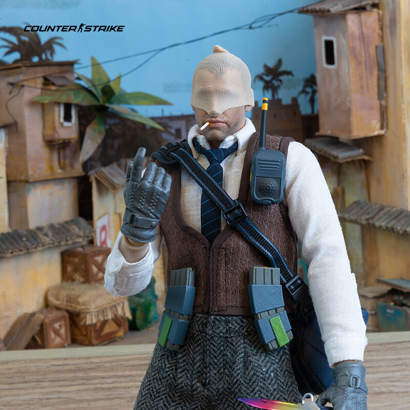 NEW Valve Csgo China Shanghai Major Limited Ver. Number K 1/6 Complete Figure