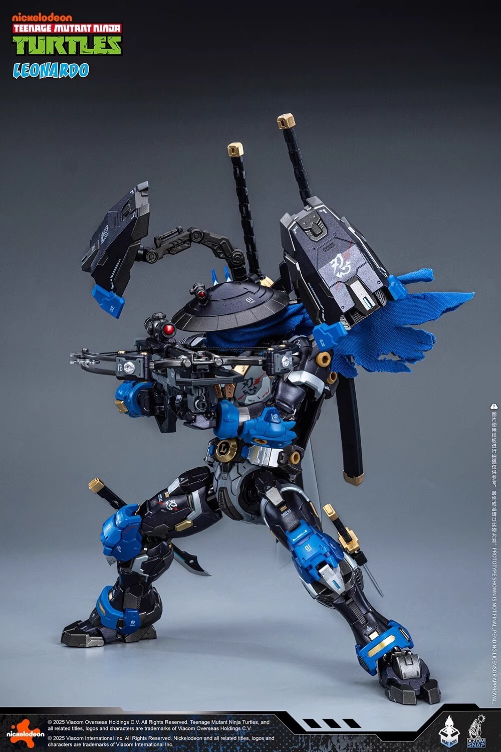 In Hand! HEATBOYS HB0071 Alloy Mecha Leonardo 40th Anniversary Edition Ambush