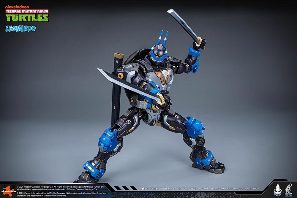 In Hand! HEATBOYS HB0071 Alloy Mecha Leonardo 40th Anniversary Edition Ambush