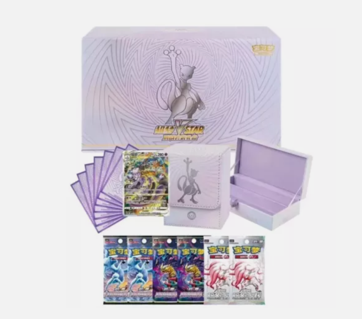 Pokemon TCG S-Chinese Exclusive Charizard & Mewtwo VSTAR 2 Boxes NEW IN HAND