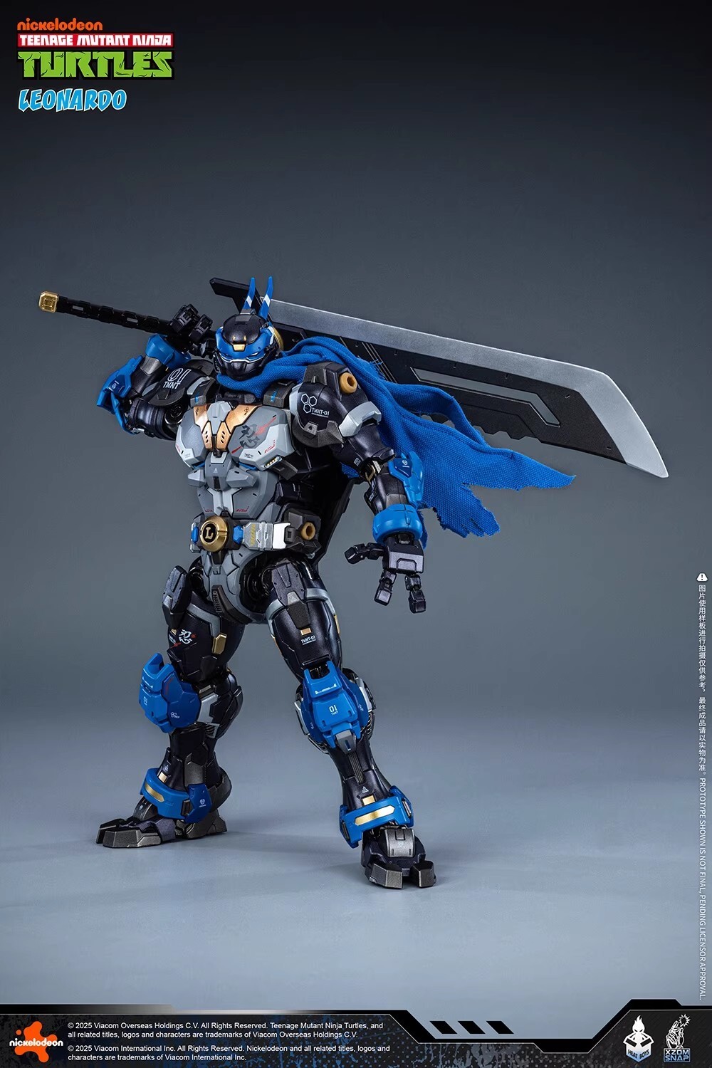 In Hand! HEATBOYS HB0071 Alloy Mecha Leonardo 40th Anniversary Edition Ambush