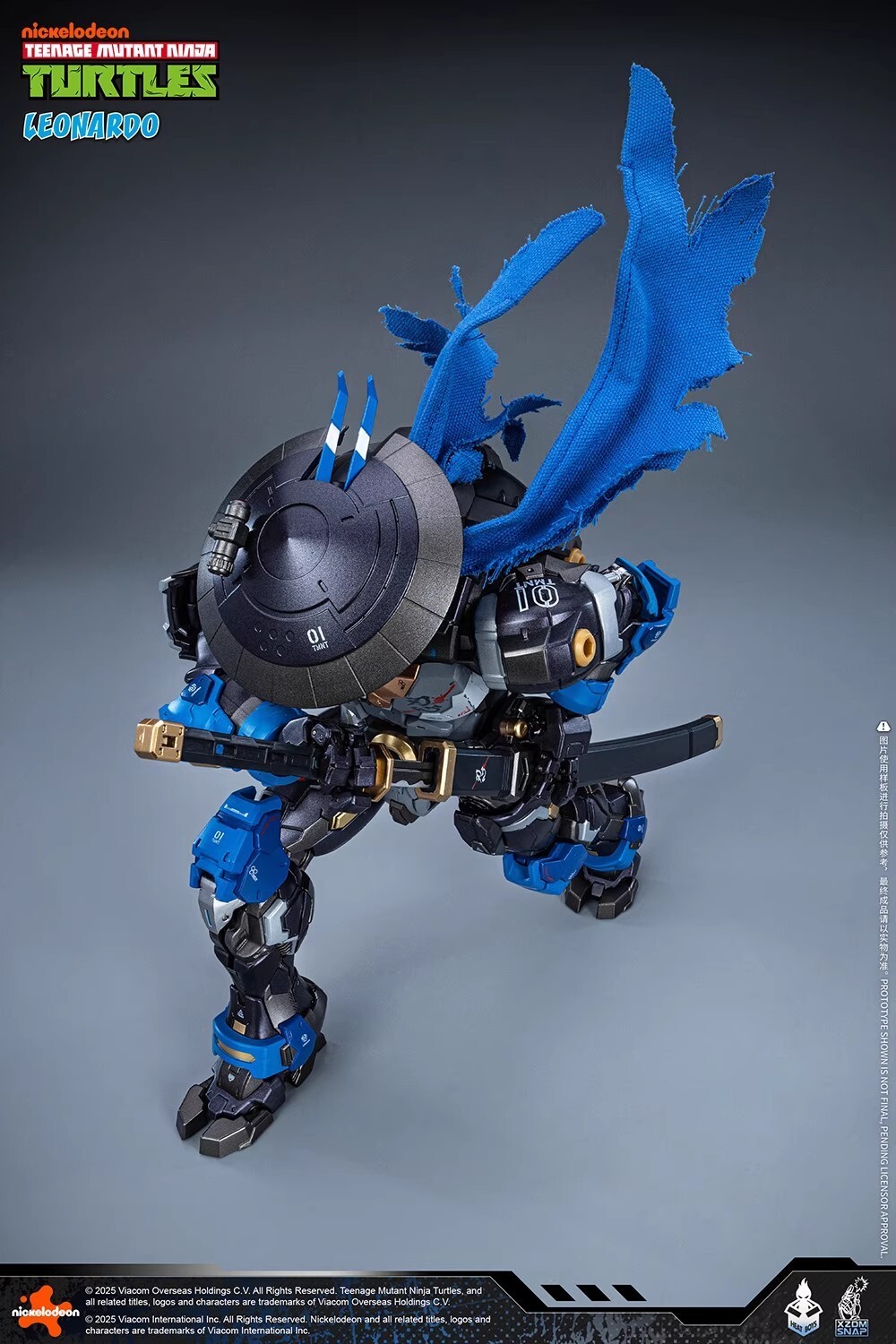 In Hand! HEATBOYS HB0071 Alloy Mecha Leonardo 40th Anniversary Edition Ambush