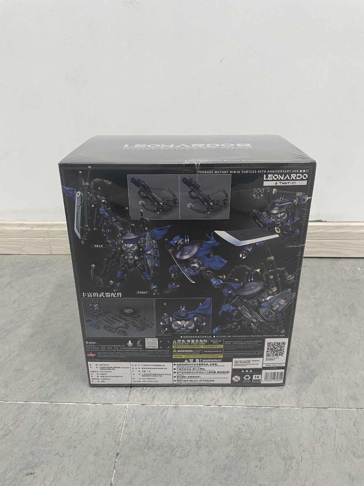 In Hand! HEATBOYS HB0071 Alloy Mecha Leonardo 40th Anniversary Edition Ambush