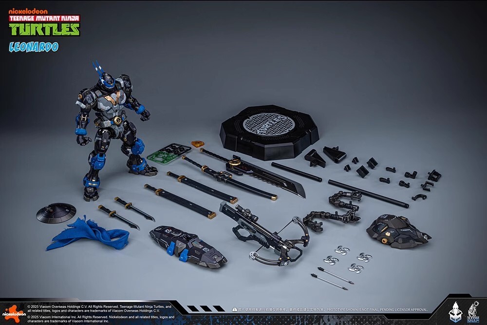 In Hand! HEATBOYS HB0071 Alloy Mecha Leonardo 40th Anniversary Edition Ambush