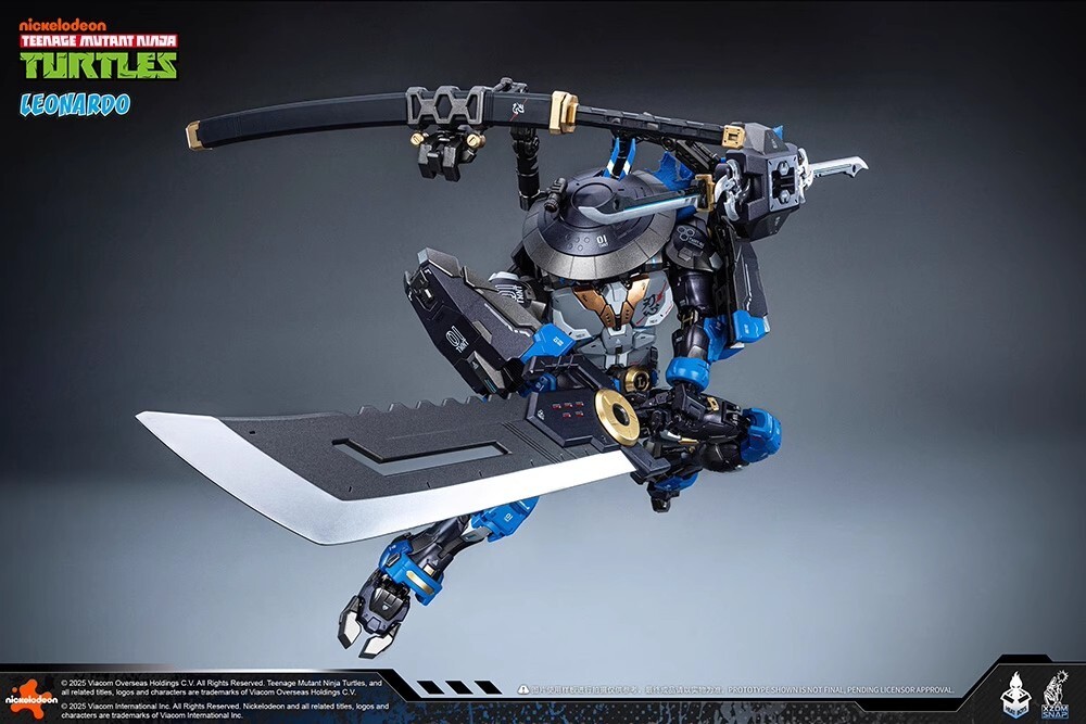 In Hand! HEATBOYS HB0071 Alloy Mecha Leonardo 40th Anniversary Edition Ambush