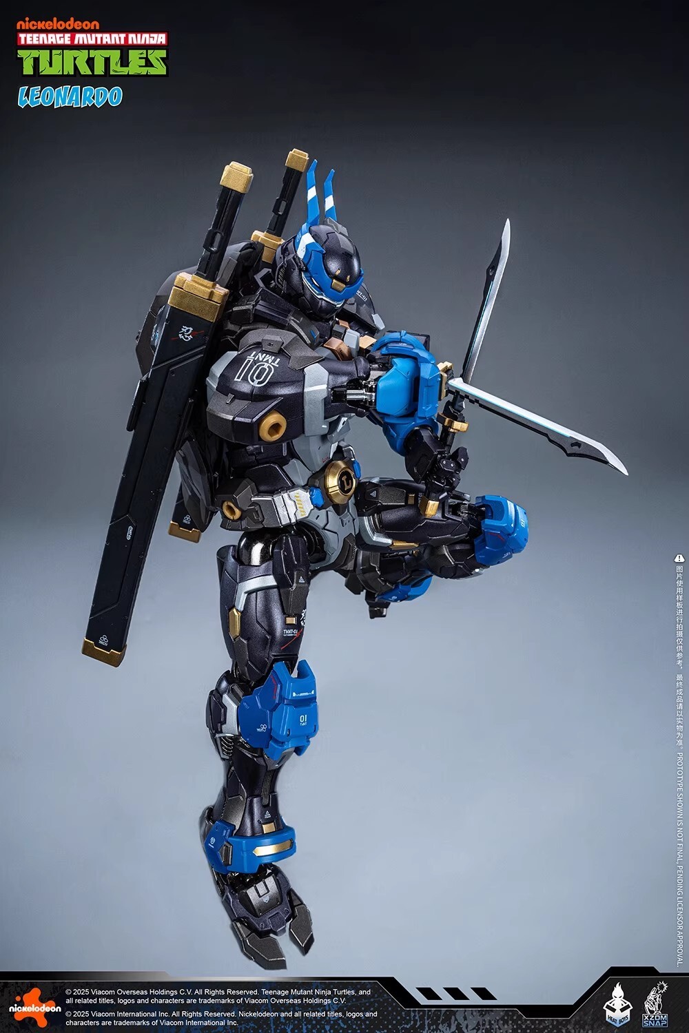 In Hand! HEATBOYS HB0071 Alloy Mecha Leonardo 40th Anniversary Edition Ambush