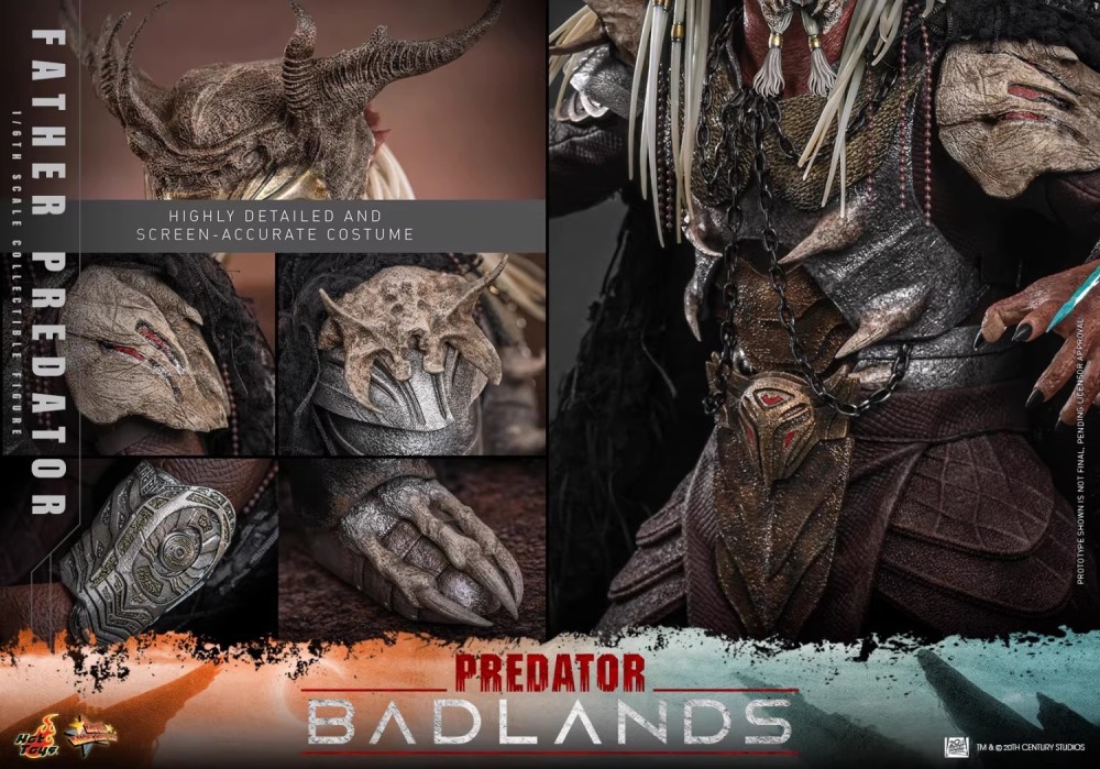 Pre-sale HT 1/6 MMS863 Predator: Killing Grounds - Predator's Father Njohrr
