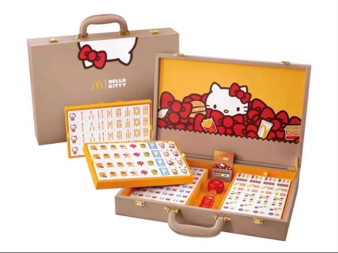 Sanrio Hello Kitty Mahjong gift Set McDonalds Hong Kong 2024 Limited Edition