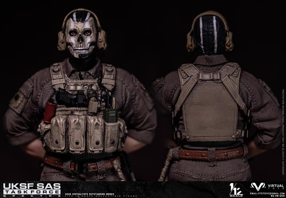 Pre-sale VTSTOYS 1/12 VM059 British SAS Special Task Force Action Figure