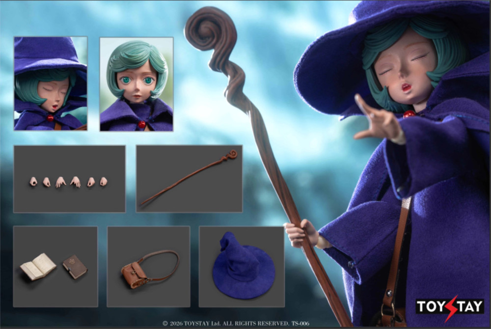 Pre-order TOYSTAY TS006 1/6 scale Little Witch Action Figure Toy Model