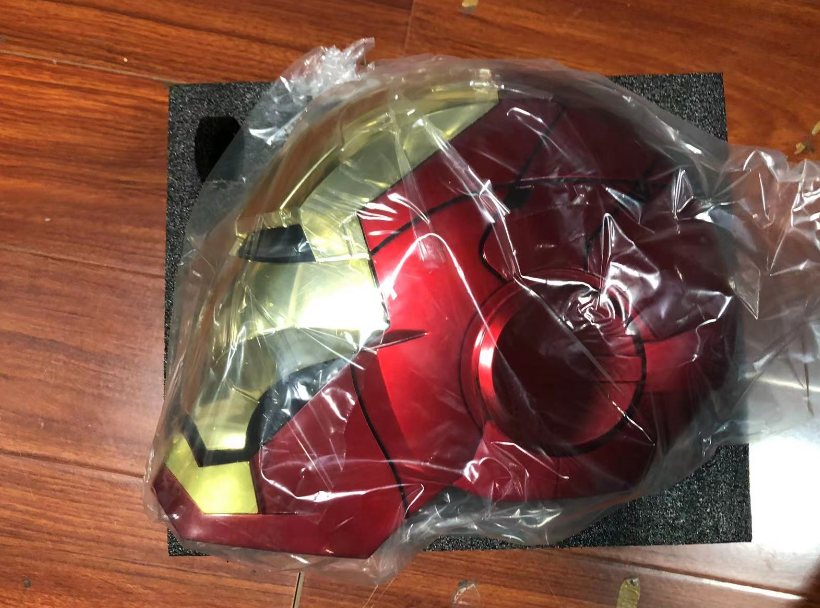 AUTOKING Iron Man 1:1 MK5 Helmet Wearable Voice-control Gold Plated Special Version