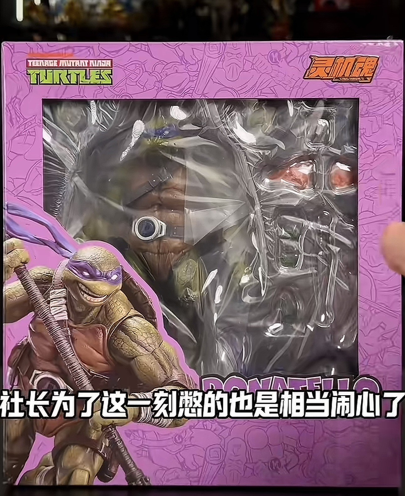 LINGJIHUN Ninja Turtles TMNT Donatello & Michelangelo 2-pack Set  Action Figures