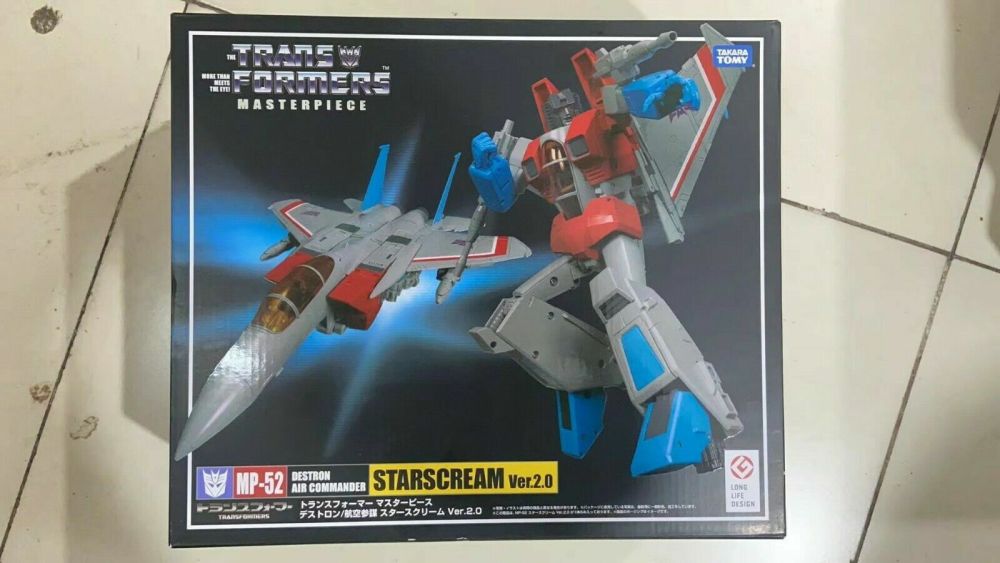 New with Box! Transforms  Masterpiece MP-52 Starscream Version 2.0 MP52 KO Version Action Figure In Stock
