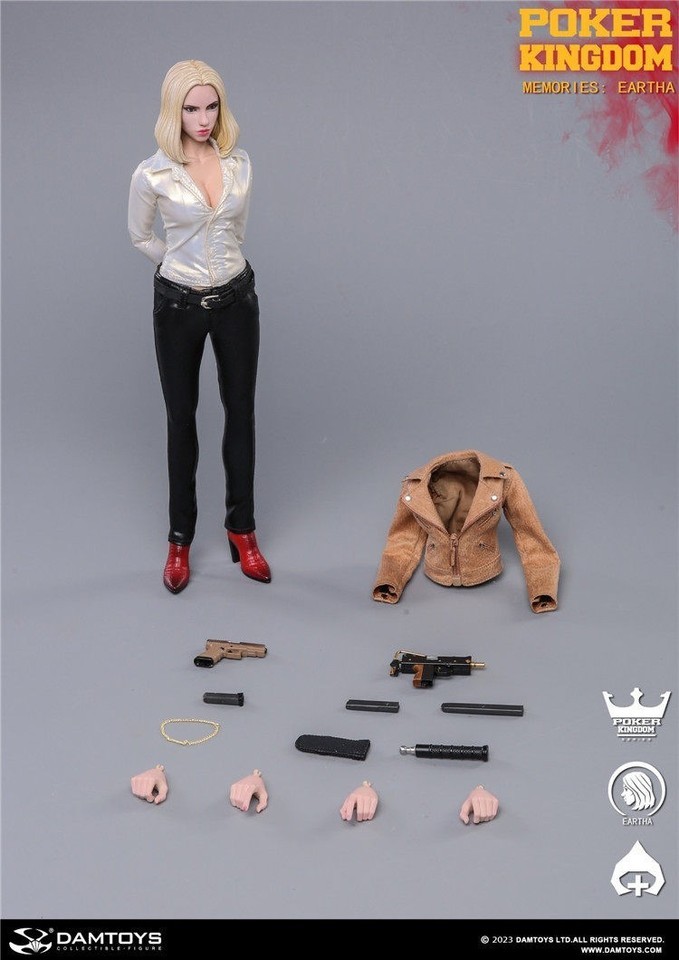 DAMTOYS 1/6 GK004MX-B Poker Kingdom Memories Eartha Female Action Figure InStock