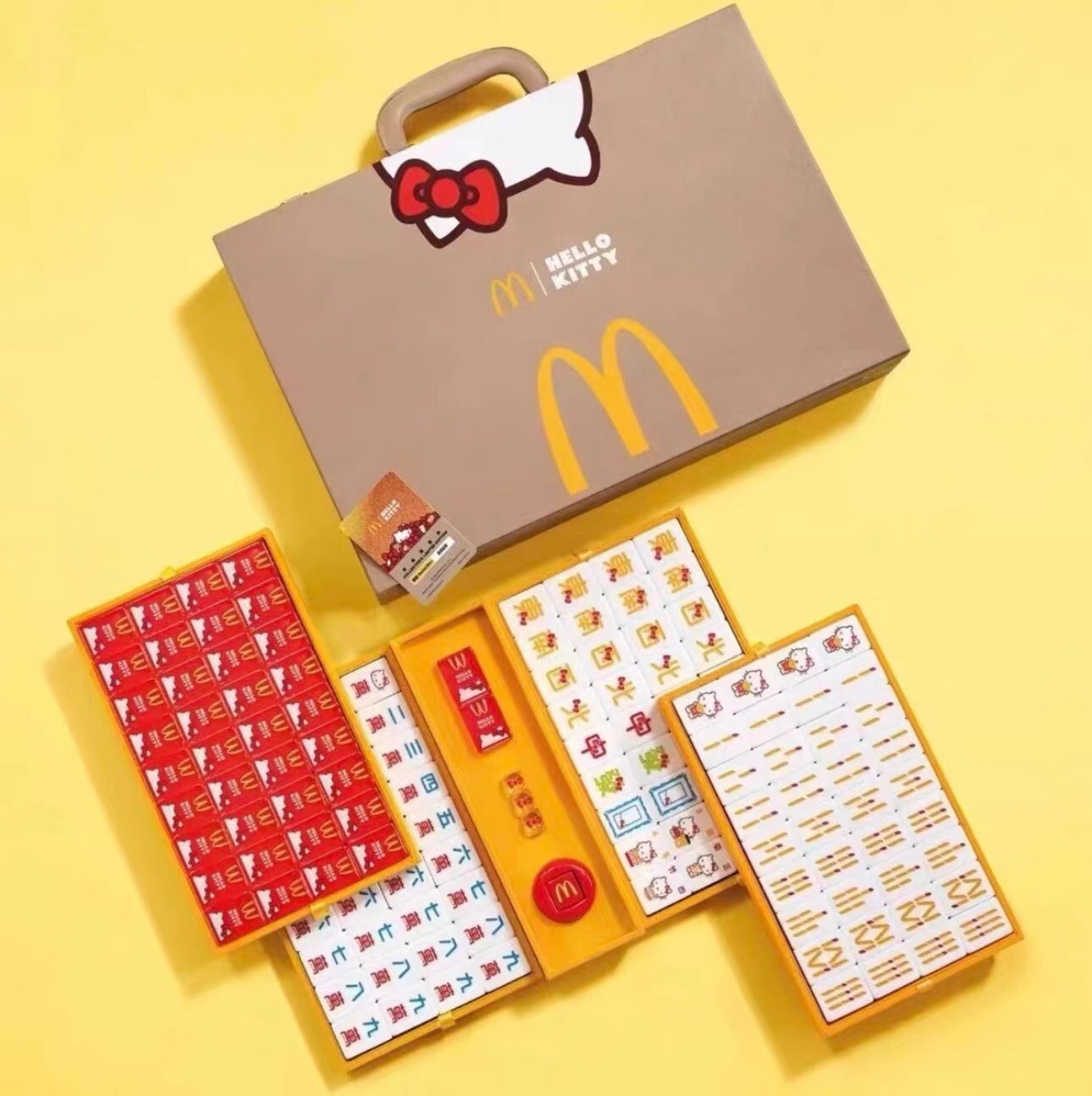 Sanrio Hello Kitty Mahjong gift Set McDonalds Hong Kong 2024 Limited Edition