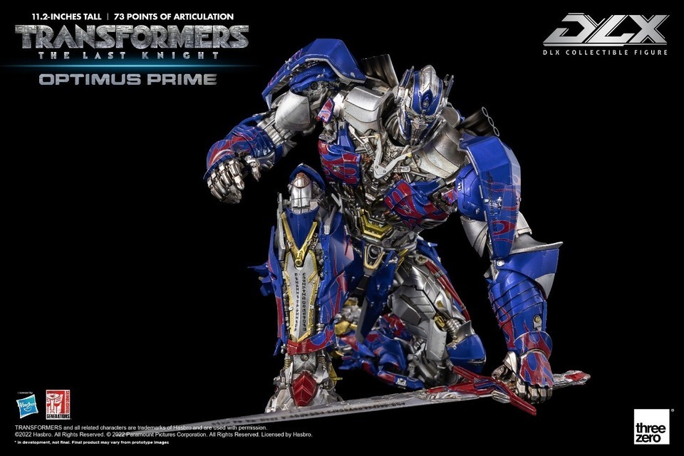 New ThreeZero Transformes: The Last Knight OptimusPrime DLX 11.2inch Action Figure