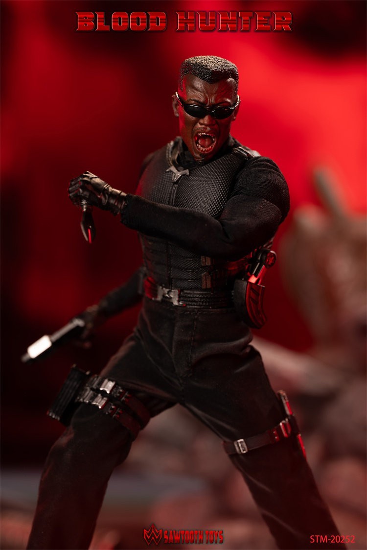 Sawtooth Toys STM-20252 1/12 Blade Man Vampire Hunter 6" Action Figure In Stock
