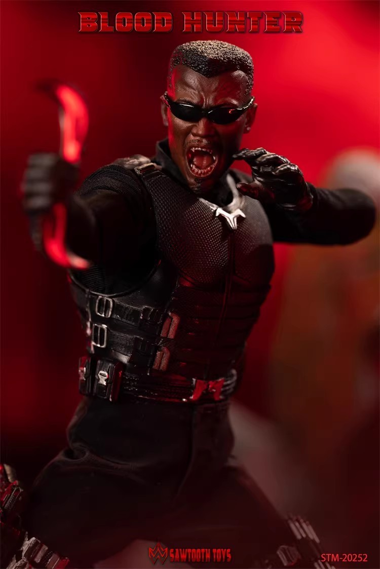 Sawtooth Toys STM-20252 1/12 Blade Man Vampire Hunter 6" Action Figure In Stock