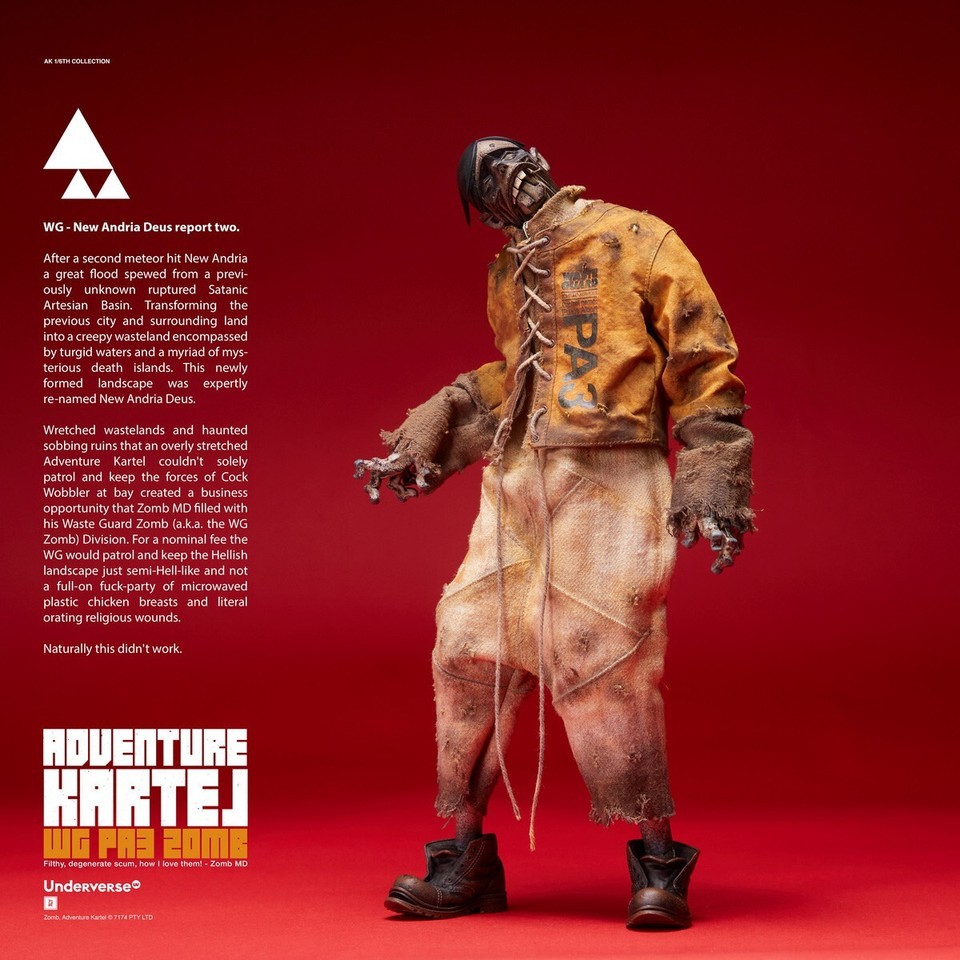 Underverse 1/6 UV20221901 Ruins Guard Zombies Action Figure Model In Stock