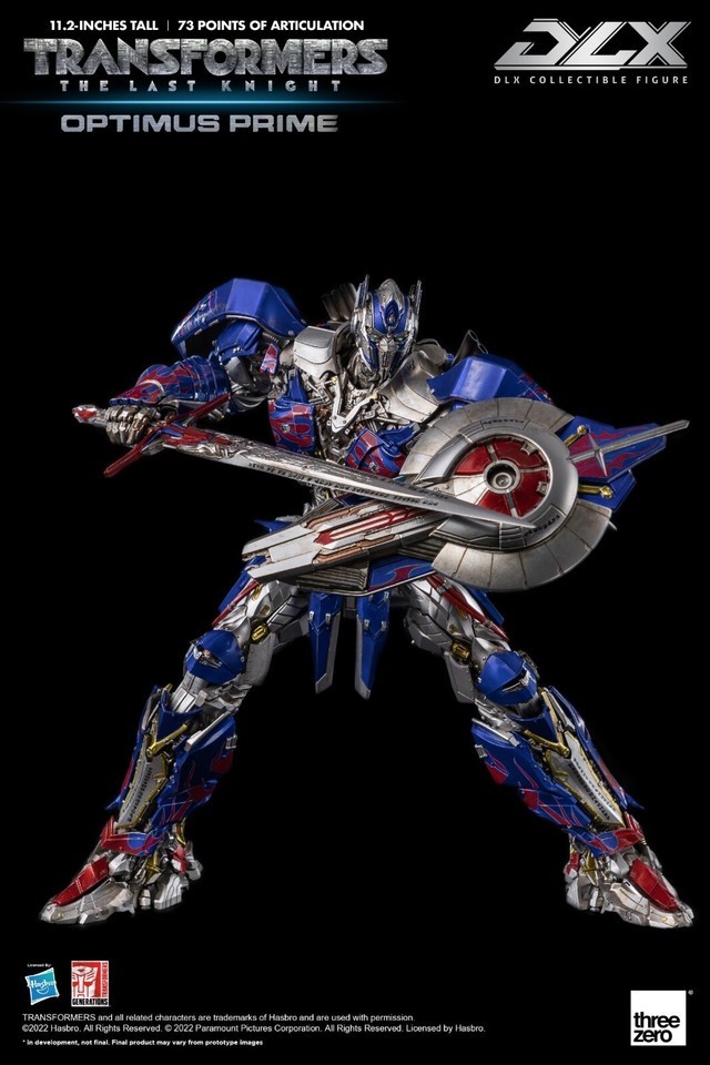 New ThreeZero Transformes: The Last Knight OptimusPrime DLX 11.2inch Action Figure