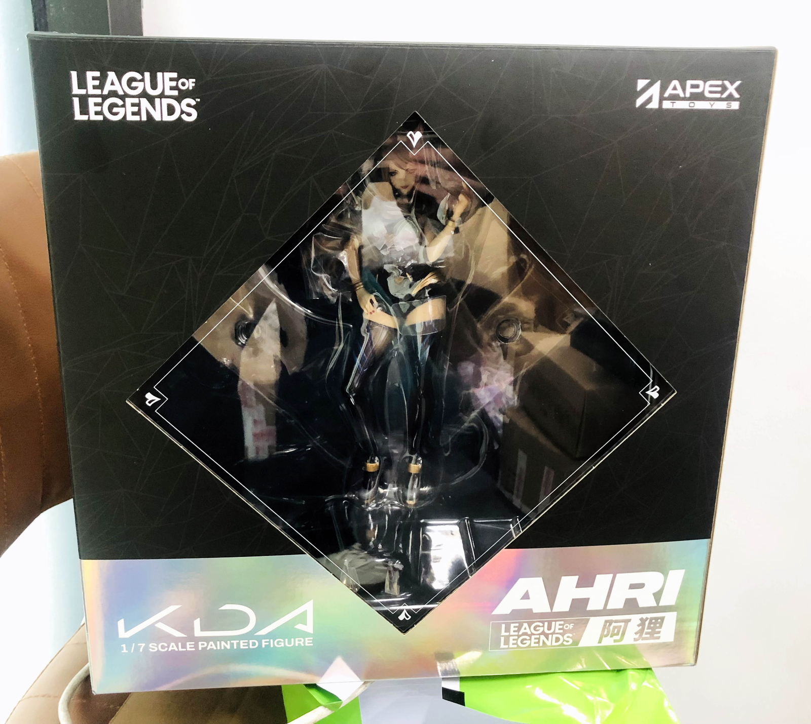 In Stock New 1/7 APEX LoL League of Legends K/DA AHRI Statue Figure Fox Official