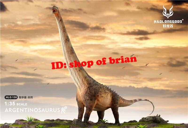 NEW HAOLONGGOOD Argentinosauru<wbr/>s Dinosaur Statue PVC Model Display Model In Stock