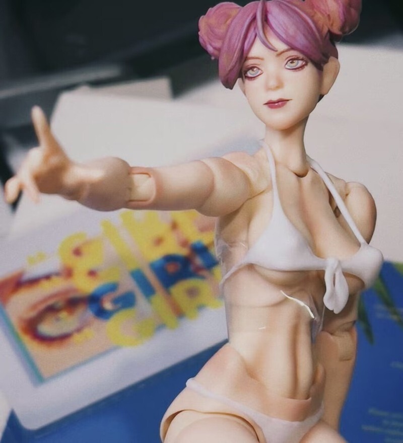 Romankey X COWL limited edition 1/12 Action Figure Toys Female voxel In Stock