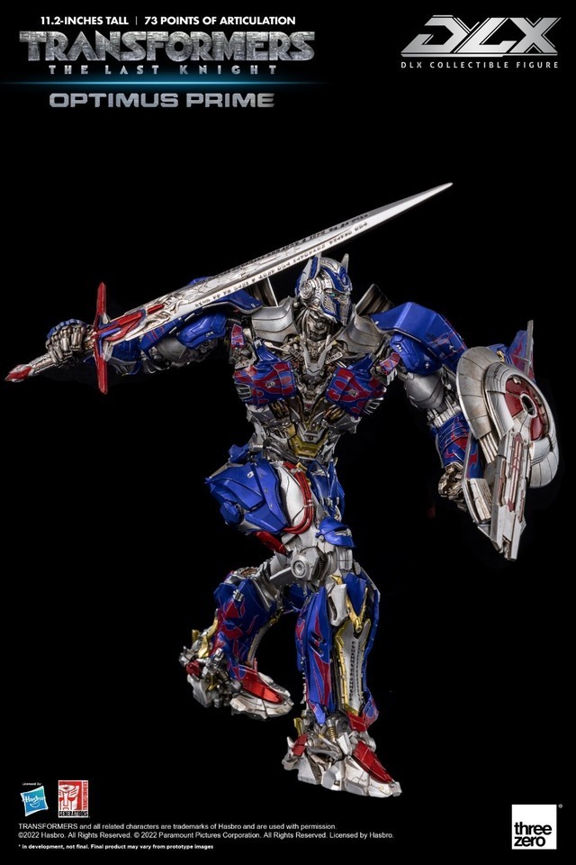 New ThreeZero Transformes: The Last Knight OptimusPrime DLX 11.2inch Action Figure