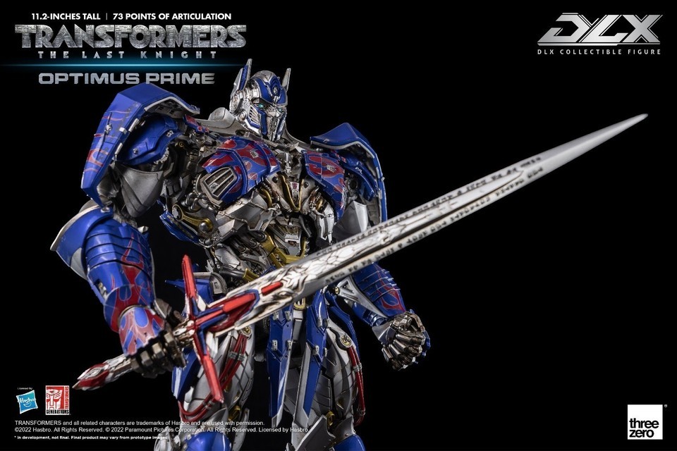 New ThreeZero Transformes: The Last Knight OptimusPrime DLX 11.2inch Action Figure