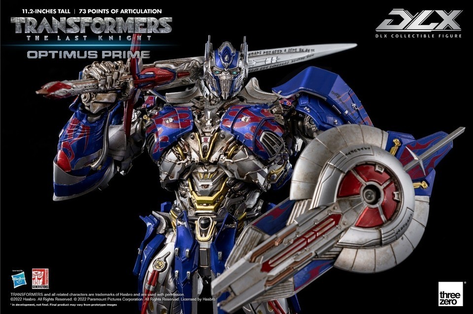 New ThreeZero Transformes: The Last Knight OptimusPrime DLX 11.2inch Action Figure