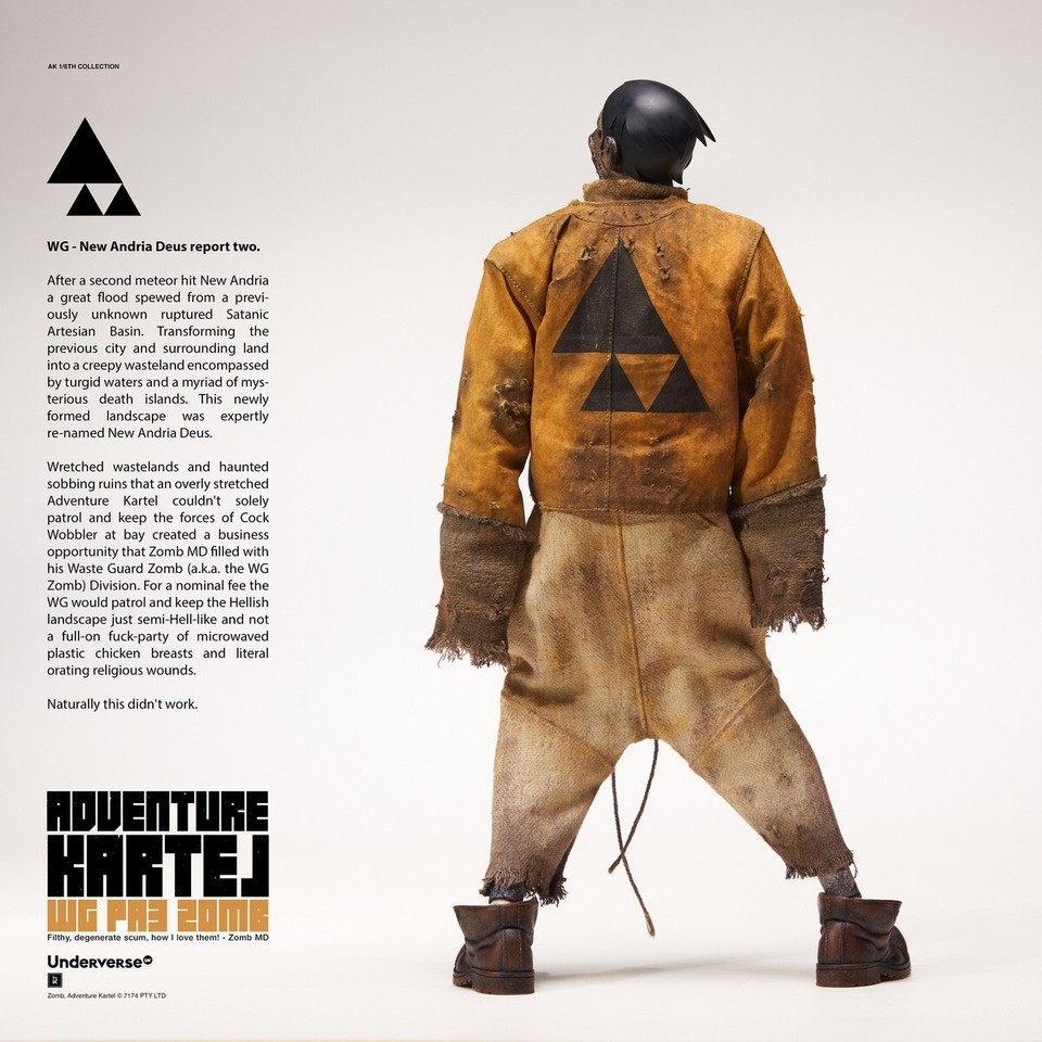 Underverse 1/6 UV20221901 Ruins Guard Zombies Action Figure Model In Stock