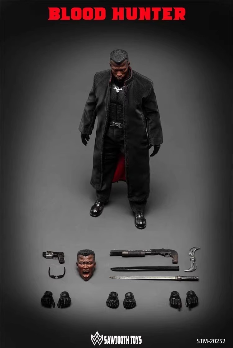 Sawtooth Toys STM-20252 1/12 Blade Man Vampire Hunter 6" Action Figure In Stock