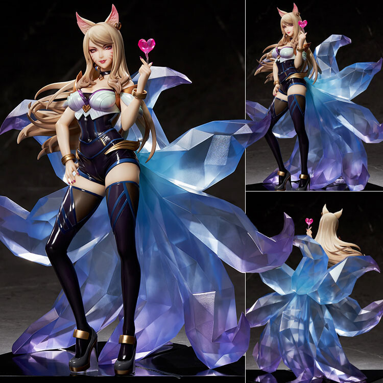 In Stock New 1/7 APEX LoL League of Legends K/DA AHRI Statue Figure Fox Official