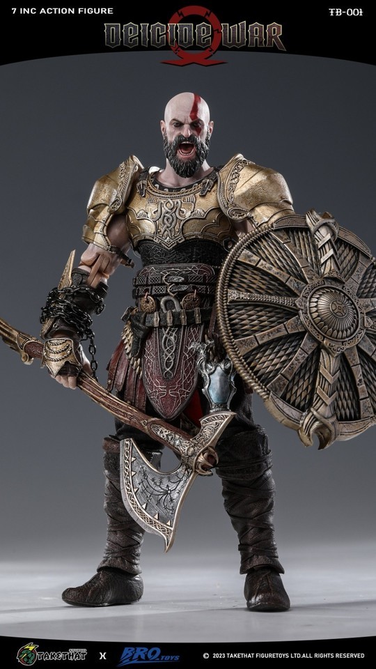 TAKETHAT TB001 1/12 DEICIDE WAR Kratos 7" Male Action Figure Deluxe Ver. InStock