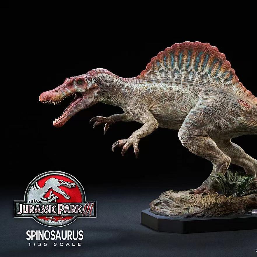 IN HAND W-Dragon 1/35 Spinosaurus Figure Dinosaur Spino Statue Collector Toy