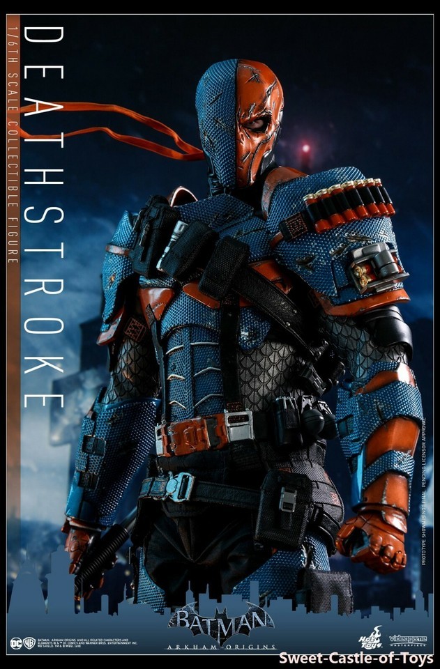 Hot Toys 1/6 Arkham Oringis Deathstroke VGM30 Action Figure