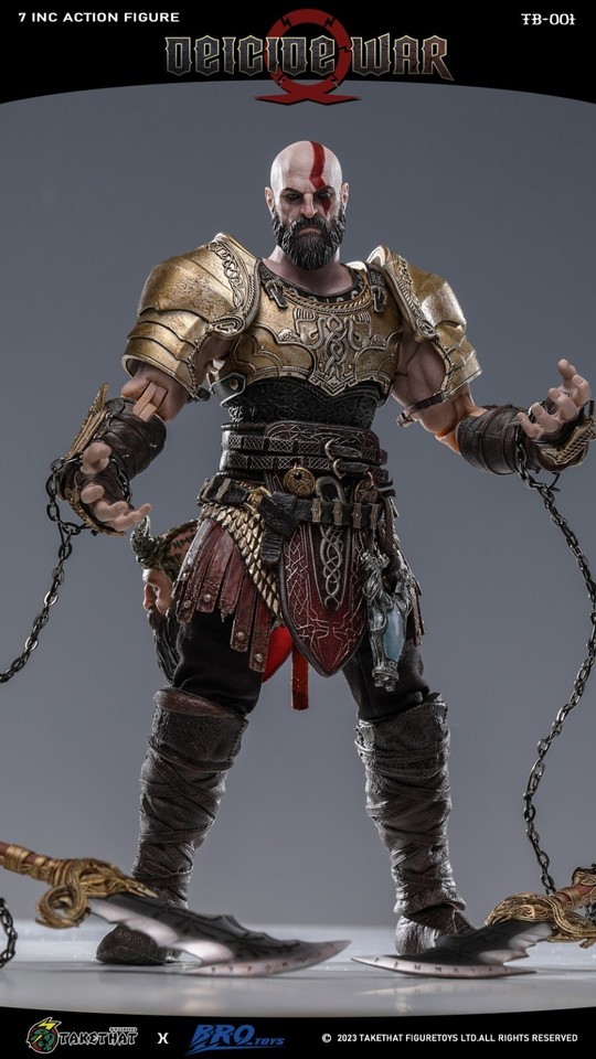 TAKETHAT TB001 1/12 DEICIDE WAR Kratos 7" Male Action Figure Deluxe Ver. InStock