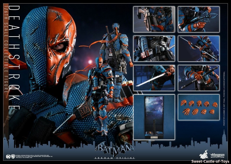 Hot Toys 1/6 Arkham Oringis Deathstroke VGM30 Action Figure