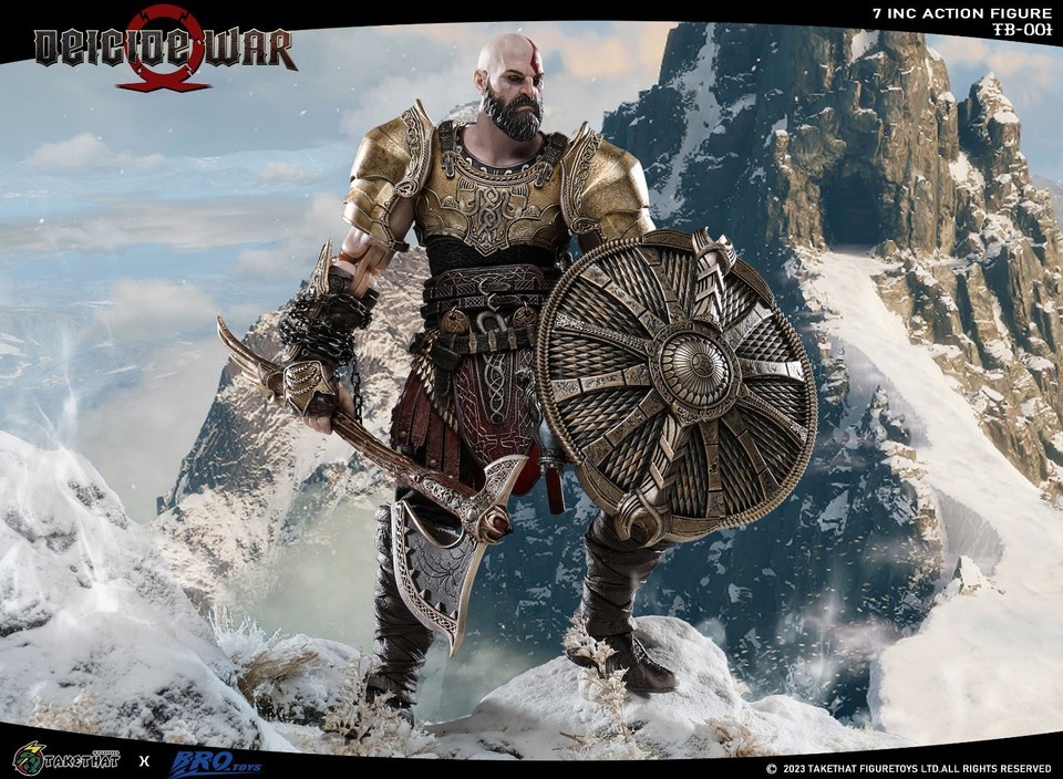TAKETHAT TB001 1/12 DEICIDE WAR Kratos 7" Male Action Figure Deluxe Ver. InStock