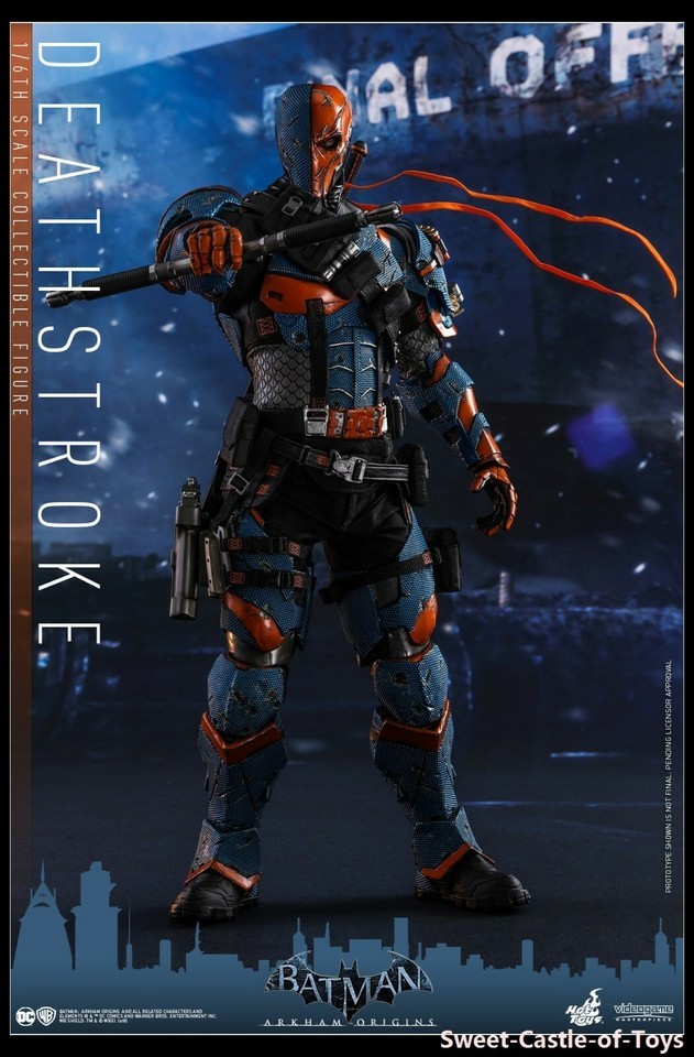 Hot Toys 1/6 Arkham Oringis Deathstroke VGM30 Action Figure