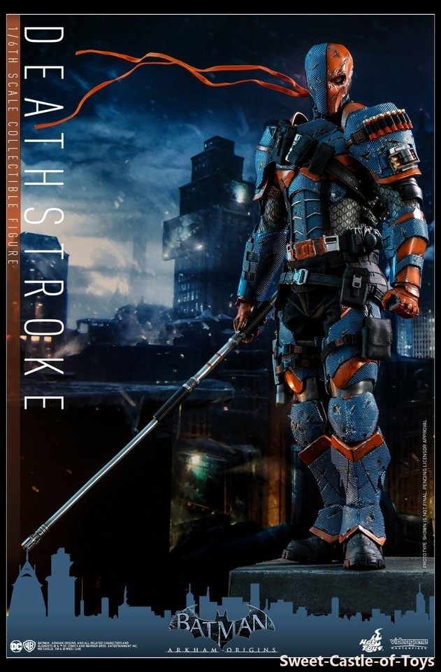 Hot Toys 1/6 Arkham Oringis Deathstroke VGM30 Action Figure