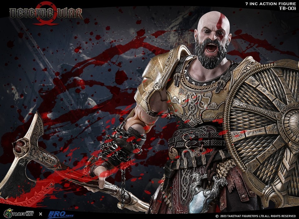 TAKETHAT TB001 1/12 DEICIDE WAR Kratos 7" Male Action Figure Deluxe Ver. InStock