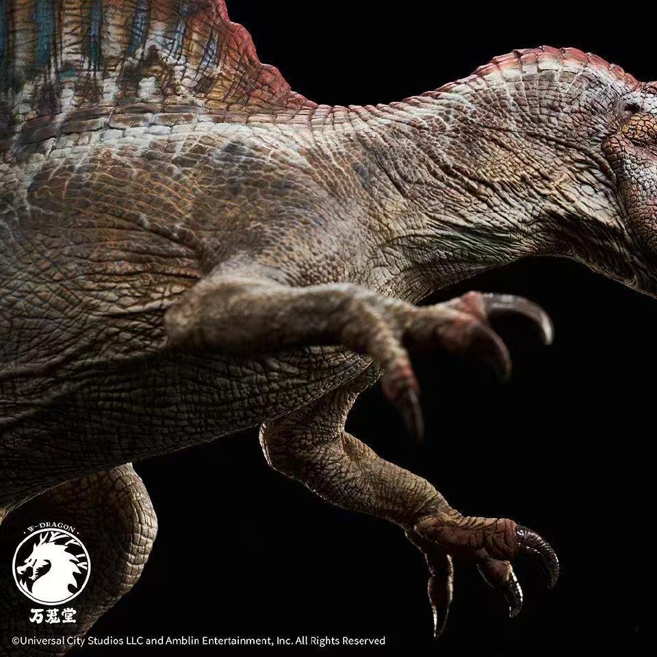 IN HAND W-Dragon 1/35 Spinosaurus Figure Dinosaur Spino Statue Collector Toy
