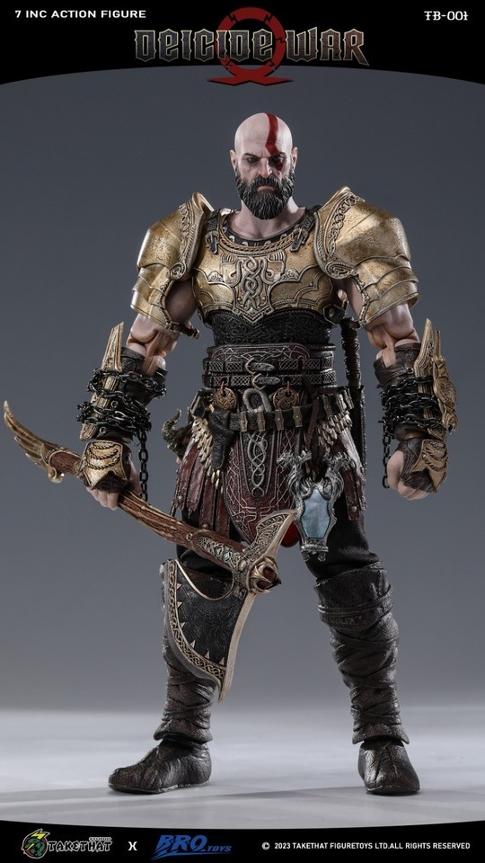 TAKETHAT TB001 1/12 DEICIDE WAR Kratos 7" Male Action Figure Deluxe Ver. InStock