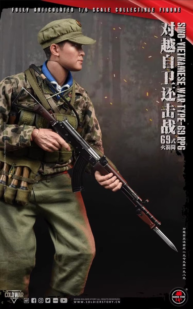 SoldierStory SS140 1/6 Type 69 Rocket Launcher Soldier Action Figure In Stock