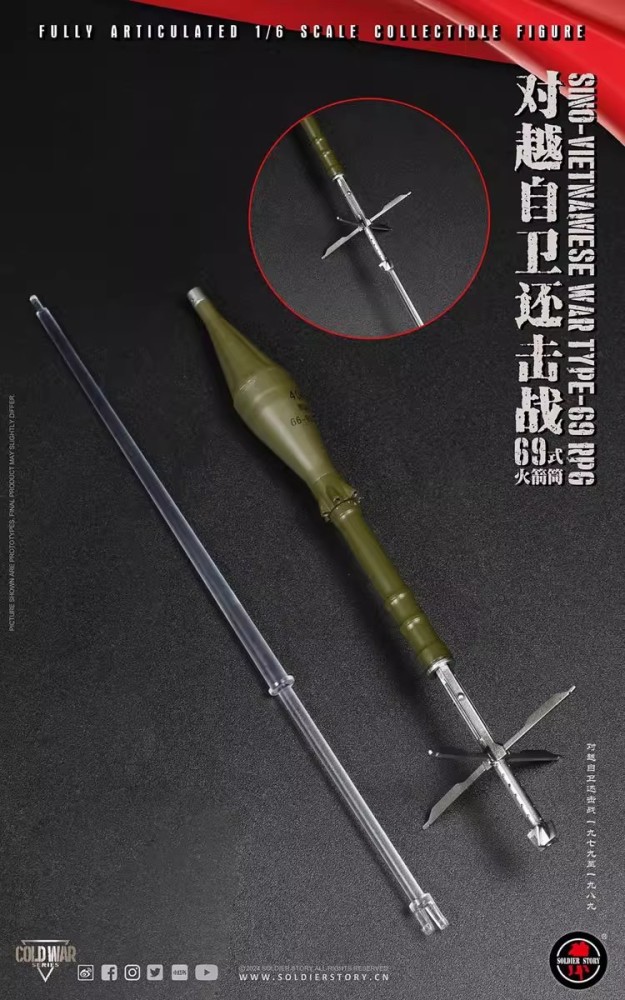 SoldierStory SS140 1/6 Type 69 Rocket Launcher Soldier Action Figure In Stock